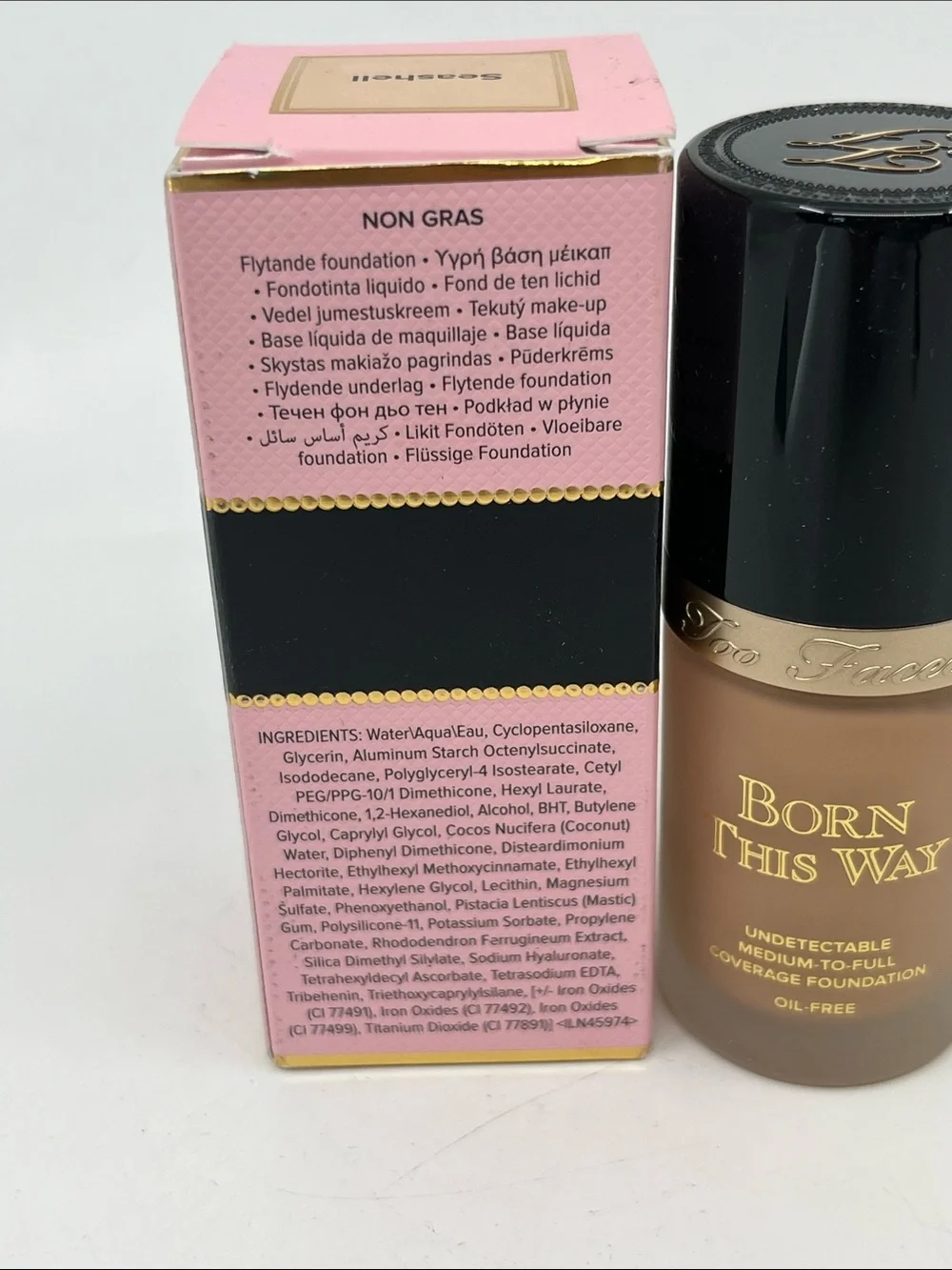 Too Faced Born This Way Oil Free Foundation - Seashell - 1 Oz.